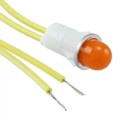 1090A3-12V - INDICATOR INCAND AMBER PANEL MNT