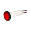 464W-NKR5H-CRO - PMI LED .250" FLAT 5V WIRE RED
