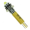 Q6P1CXXY12E - INDICATOR 12V 6MM PROMINENT YEL