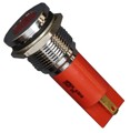Q16F1CXXR24E - INDICATOR 24V 16MM FLUSH RED