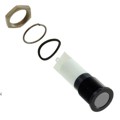 Q14F1BXXHW02E - 14MM FLSH BLK CHRM HYPR WHT 2VDC