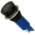 Q16F1BXXB12E - INDICATOR 12V 16MM FLUSH BLUE