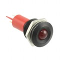 Q19P1BXXR12E - INDICATOR 12V 19MM PROMINENT RED
