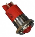 Q22P1CXXR24E - INDICATOR 24V 22MM PROMINENT RED