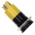 Q22F1BXXY12E - INDICATOR 12V 22MM FLUSH YELLOW