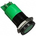 Q22F1BXXG24E - INDICATOR 24V 22MM FLUSH GREEN