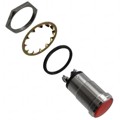 5561505304F - LED PNL MT 1" 125VAC WT FLAT RED