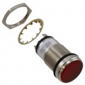 5561503324F - LED 1" FLAT RED PMI 12V C1D2