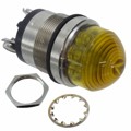 5563706304F - LED PNL MT 1" 72V WT DOME YELLOW