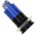 Q22F1BXXB12E - INDICATOR 12V 22MM FLUSH BLUE