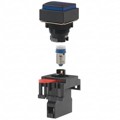 M22-CA-T1 - PILOT LIGHT SQUARE BLUE 110VAC
