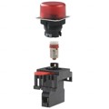 M22-FR-24A - PILOT LIGHT 24V LED ROUND RED