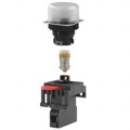 M22-FW-24A - PILOT LIGHT 24V LED ROUND WHITE