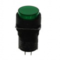 M16-TG-24 - PILOT LIGHT 24V INCAND RND GREEN