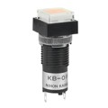 KB01KW01-5D05-JD - SW IND PB SQ SLD AMBER 5V
