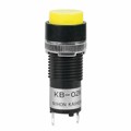 KB02KW01-28-EB - SW IND PB RND YEL 28V LAMP SLD