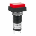 KB03KW01-12-CC - SWITCH IND PB RECT RED 12V LAMP