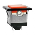 P01-28-D-1A - INDICATOR ROCKER ILL 28V WHT CAP