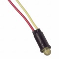 5100H7LC - LED YELLOW 1/4"HOLE LOWCUR PNLMN
