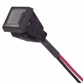 SSI-LXMP5011YC-150 - LED 12MM SQR YEL CLR 6"LDS PNLMT