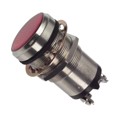 5561503304 - LED PNL MT 1" 12V WT FLAT RED