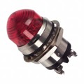 5563503304 - LED PNL MT 1" 12V WT DOME RED