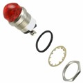5563505304 - LED PNL MT 1" 125VAC WT DOME RED