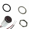 5571505203 - LED PNL MT 11/16" 24V WT RED