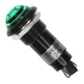 6161232140F - LED PANEL MNT 16MM GREEN 24VDC