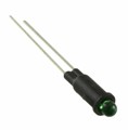 PM3PGT - PNL MNT W/ WIRE 555NM 10MCD GRN
