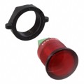 CNX722C20005B - LED 22MM RED 5V SCREW BLK