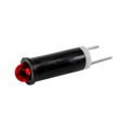 405-BR24H-O - PMI .250" LED 24V TAB CLEAR RED