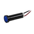 44W-NWB24H-CBO - PMI LED .250" FLUSH 24VDC BLUE