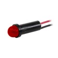 46W-NWR48H-CRO - PMI LED .250" HI-DOME 48V WIRE R
