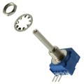 51CAD-E28-D15L - POT 10K OHM 1/4W PLASTIC LOG