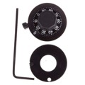 H-22-6A-B - DIAL SCALE 15 TURN CONCENTRIC