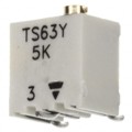 TS63Y502KR10 - TRIMMER 5K OHM 0.25W GW TOP ADJ