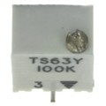 TS63Y104KR10 - TRIMMER 100K OHM 0.25W GW TOP