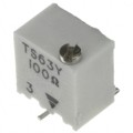 TS63Y101KR10 - TRIMMER 100 OHM 0.25W GW TOP ADJ