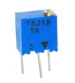 T63YB502KT20 - TRIMMER 5K OHM 0.25W PC PIN TOP