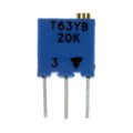 T63YB203KT20 - TRIMMER 20K OHM 0.25W PC PIN TOP