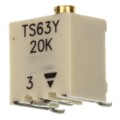 TS63Y203KR10 - TRIMMER 20K OHM 0.25W GW TOP ADJ