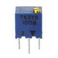 T63YB101KT20 - TRIMMER 100 OHM 0.25W PC PIN TOP