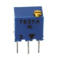 T63YA102KT20 - TRIMMER 1K OHM 0.25W PC PIN TOP