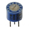 T7YB221MB40 - TRIMMER 220 OHM 0.5W PC PIN TOP
