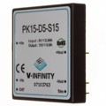 PK15-D5-S15 - DC DC CONVERTER 15V 15W