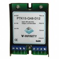 PTK15-Q48-D12-T - DC/DC CONVERTER +/-12V 15W