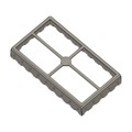B-1250SB2250-0165XF - RF SHIELD 1.250" X 2.250" FRAME