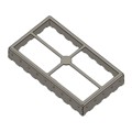B-1250SB2250-0200XF - RF SHIELD 1.250" X 2.250" FRAME