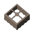 B-1000SB1000-0250XF - RF SHIELD 1.000" X 1.000" FRAME